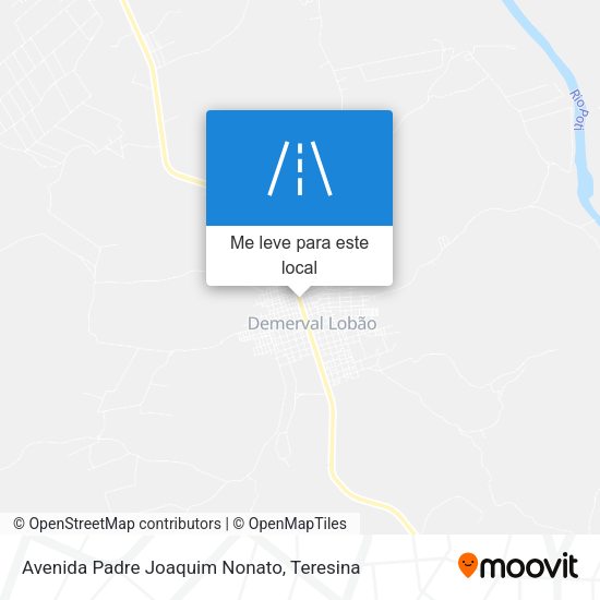 Avenida Padre Joaquim Nonato mapa