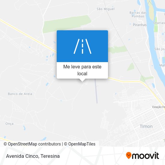 Avenida Cinco mapa
