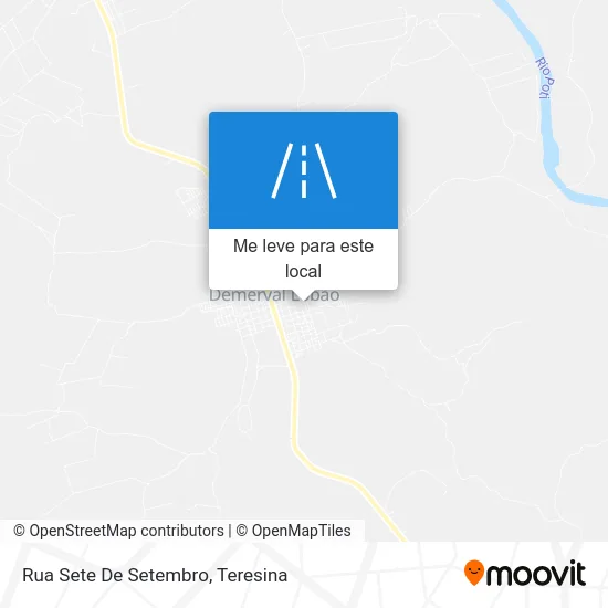 Rua Sete De Setembro mapa