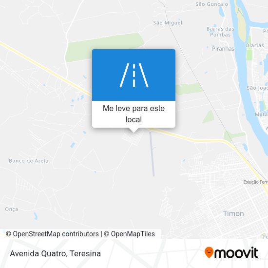 Avenida Quatro mapa