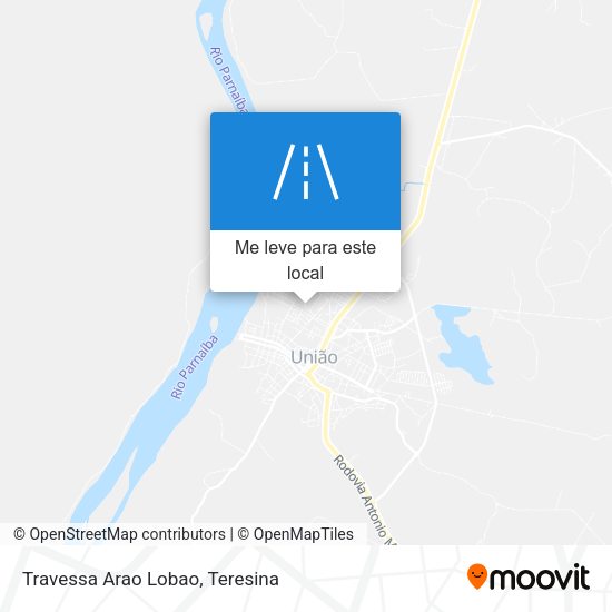 Travessa Arao Lobao mapa