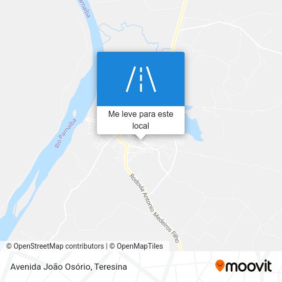 Avenida João Osório mapa