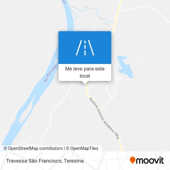 Travessa São Francisco mapa