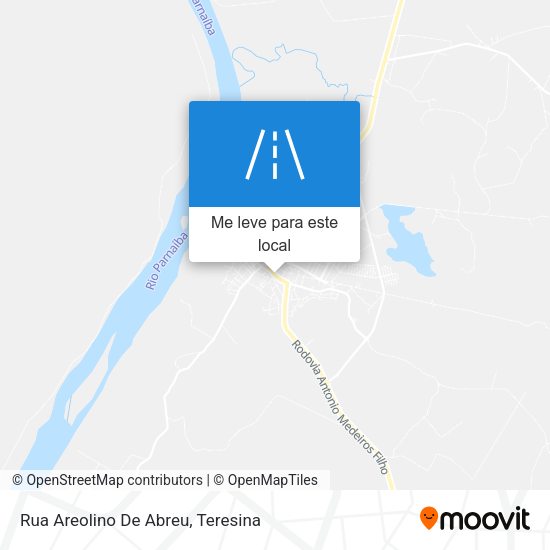 Rua Areolino De Abreu mapa