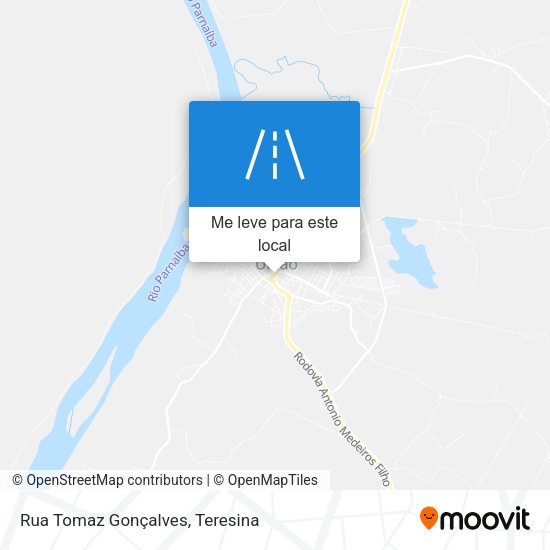 Rua Tomaz Gonçalves mapa