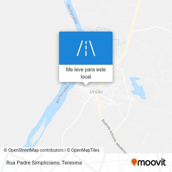 Rua Padre Simpliciano mapa