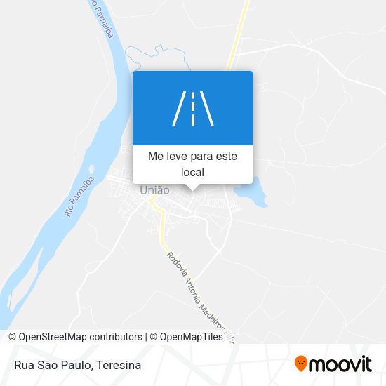 Rua São Paulo mapa
