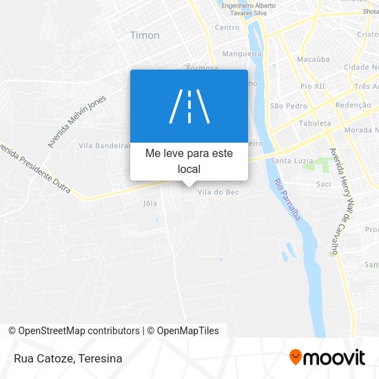 Rua Catoze mapa