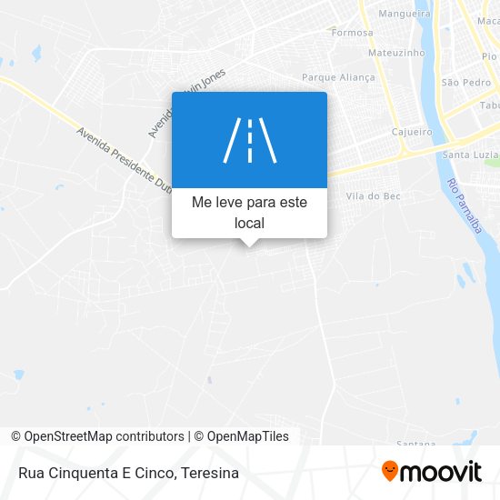 Rua Cinquenta E Cinco mapa