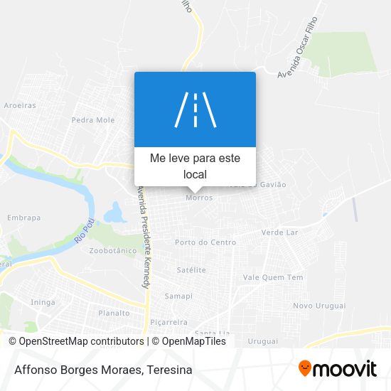 Affonso Borges Moraes mapa