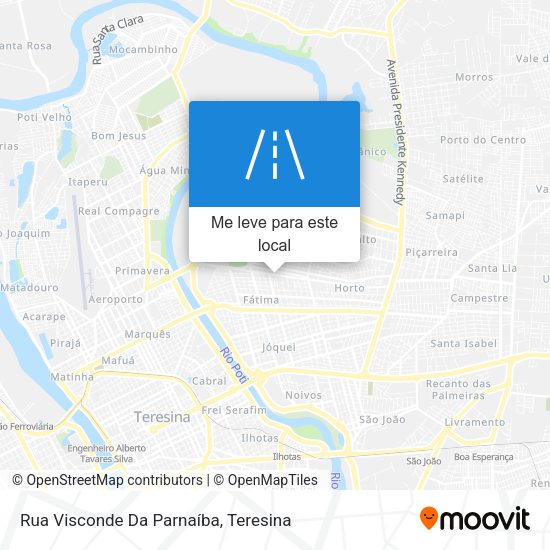 Rua Visconde Da Parnaíba mapa
