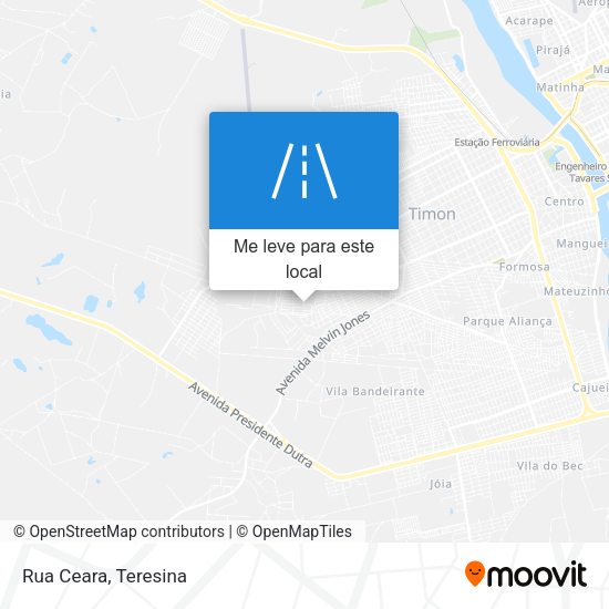 Rua Ceara mapa