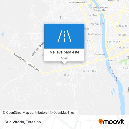 Rua Vitoria mapa