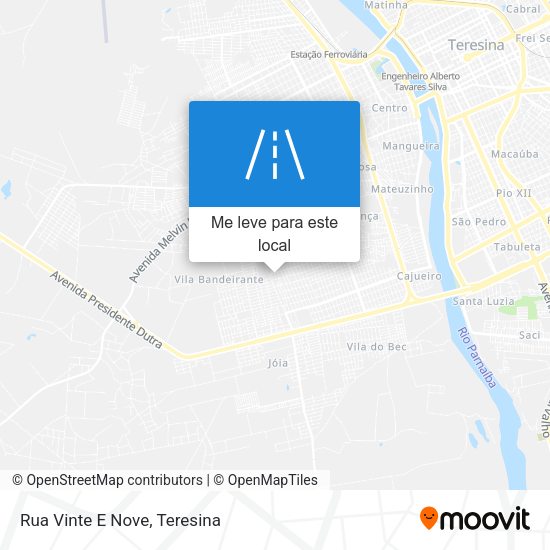 Rua Vinte E Nove mapa