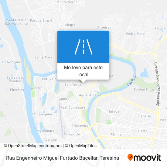 Rua Engenheiro Miguel Furtado Bacellar mapa