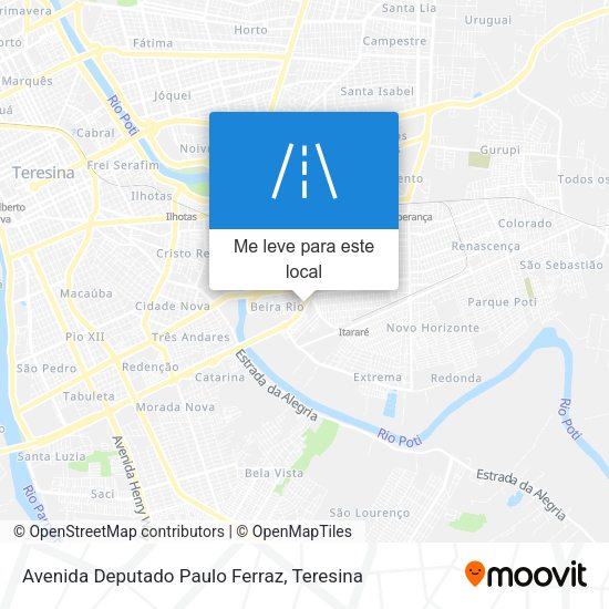 Avenida Deputado Paulo Ferraz mapa