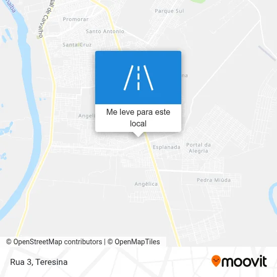 Rua 3 mapa