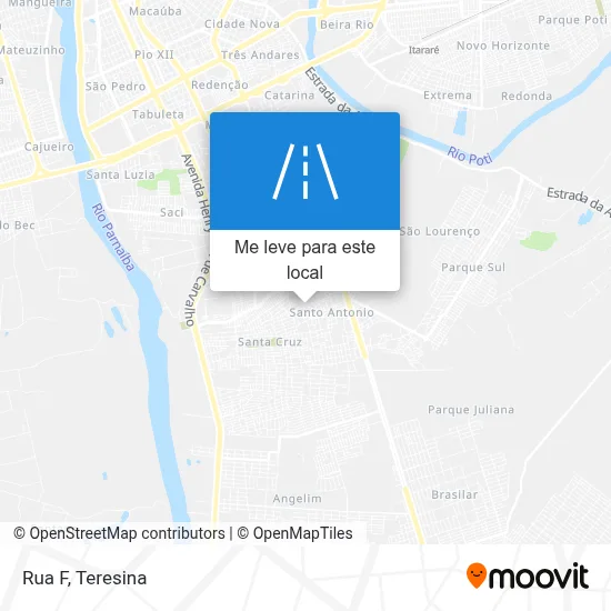 Rua F mapa