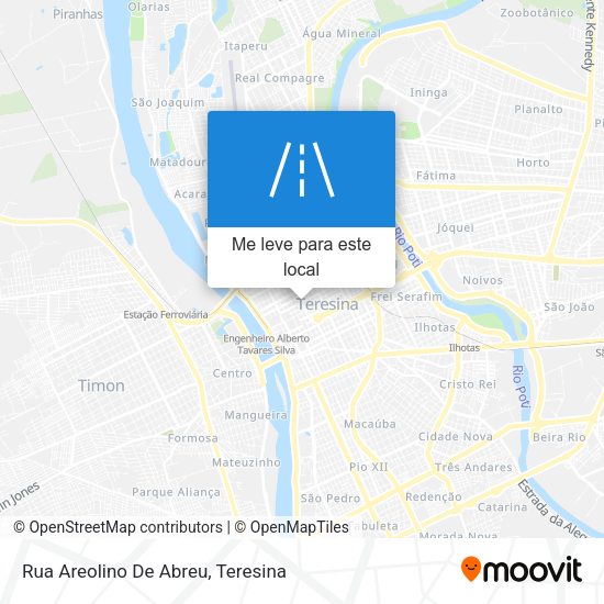 Rua Areolino De Abreu mapa