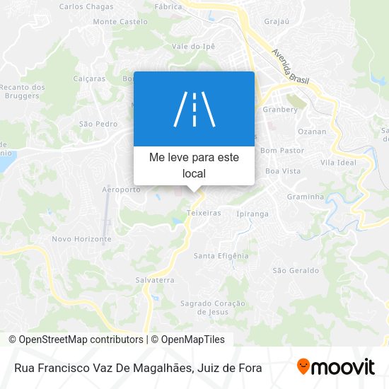 Rua Francisco Vaz De Magalhães mapa