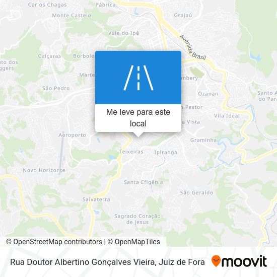 Rua Doutor Albertino Gonçalves Vieira mapa