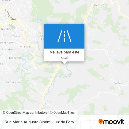 Rua Maria Augusta Sibem mapa