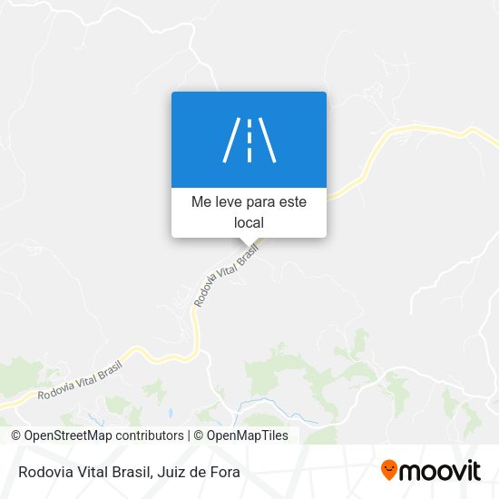 Rodovia Vital Brasil mapa