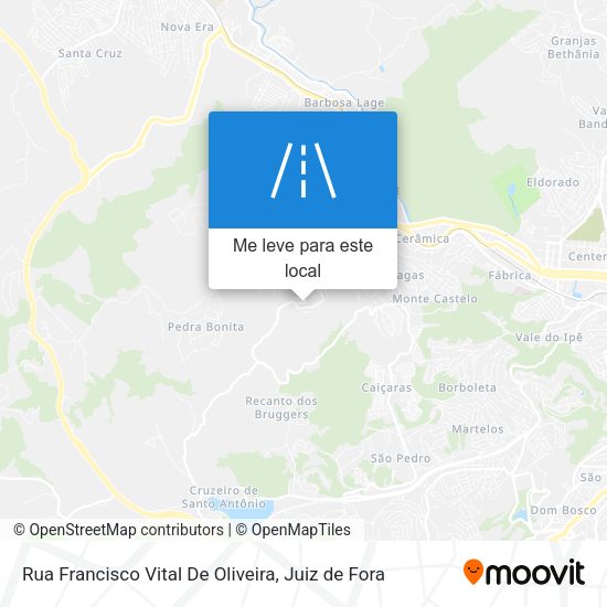 Rua Francisco Vital De Oliveira mapa