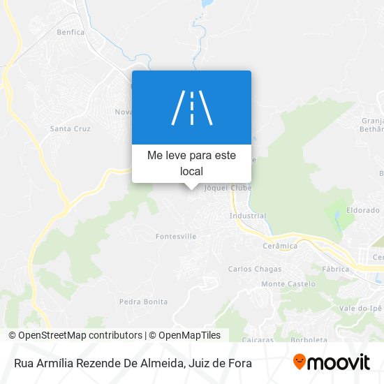 Rua Armília Rezende De Almeida mapa