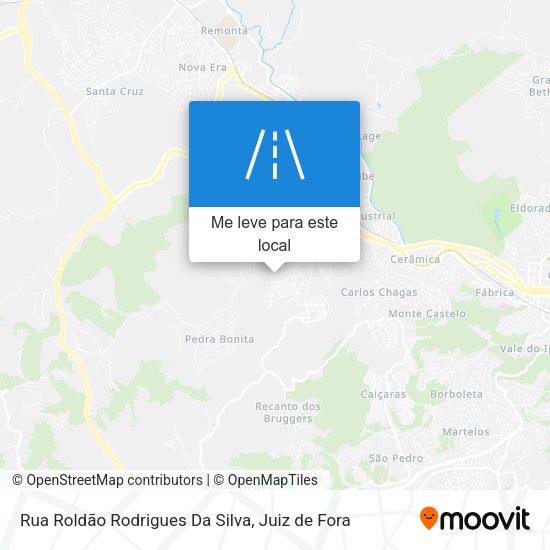 Rua Roldão Rodrigues Da Silva mapa