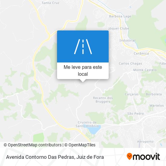 Avenida Contorno Das Pedras mapa