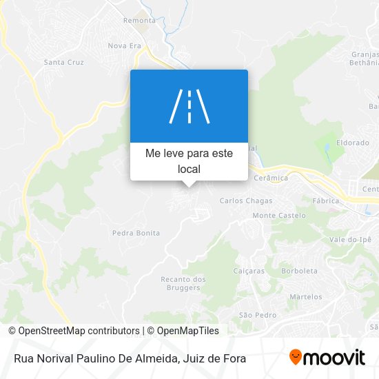 Rua Norival Paulino De Almeida mapa