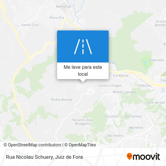 Rua Nicolau Schuery mapa