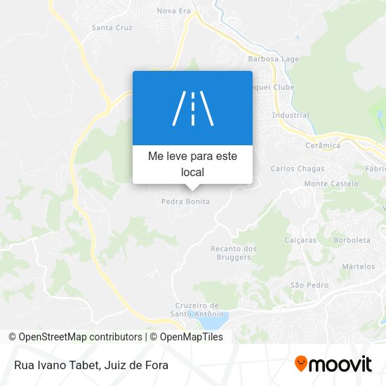 Rua Ivano Tabet mapa