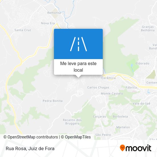 Rua Rosa mapa