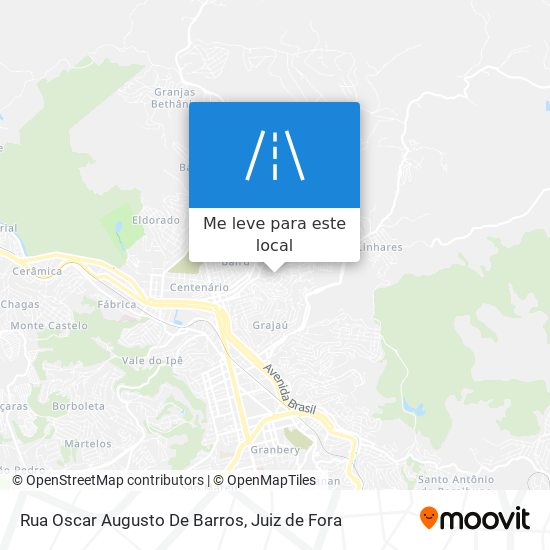 Rua Oscar Augusto De Barros mapa