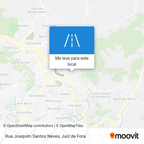 Rua Joaquim Santos Neves mapa