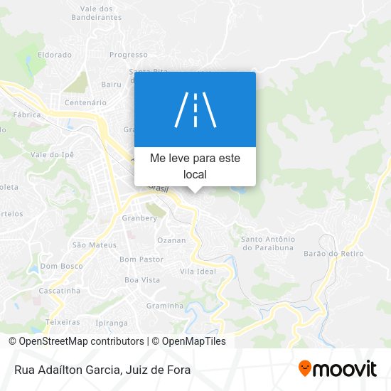 Rua Adaílton Garcia mapa