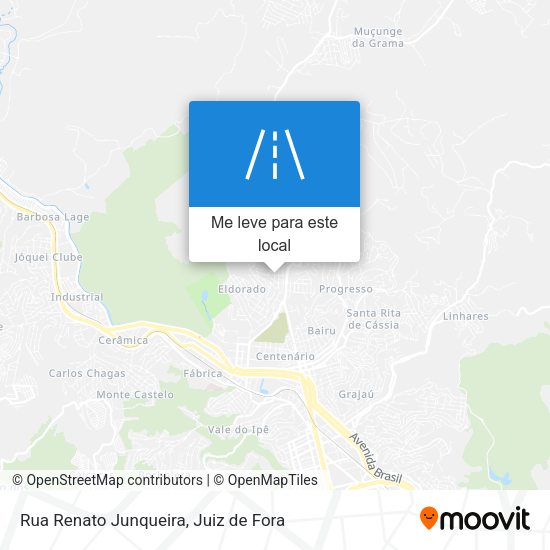 Rua Renato Junqueira mapa