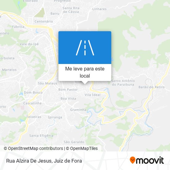 Rua Alzira De Jesus mapa