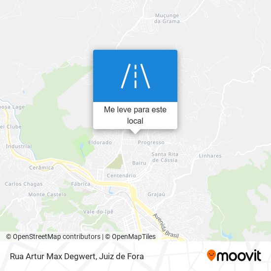 Rua Artur Max Degwert mapa