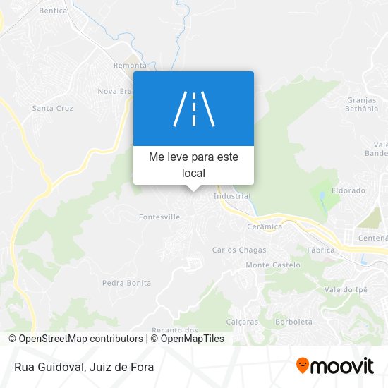 Rua Guidoval mapa