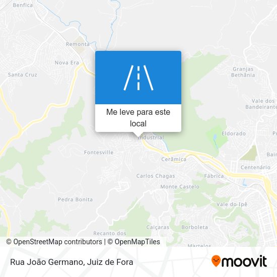Rua João Germano mapa