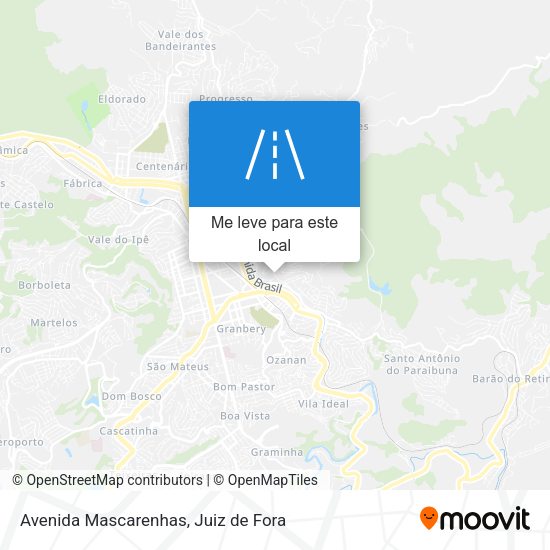Avenida Mascarenhas mapa