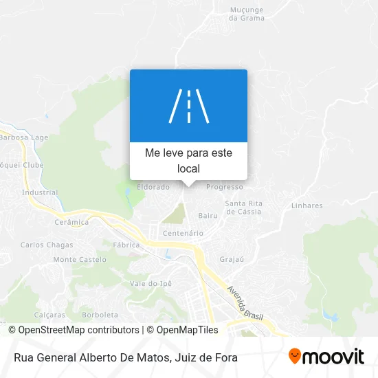 Rua General Alberto De Matos mapa