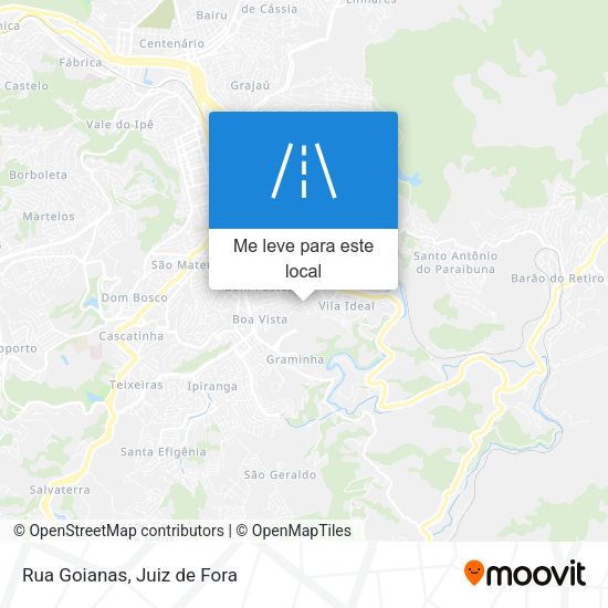 Rua Goianas mapa
