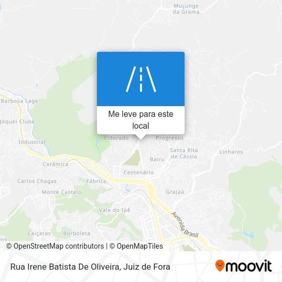 Rua Irene Batista De Oliveira mapa