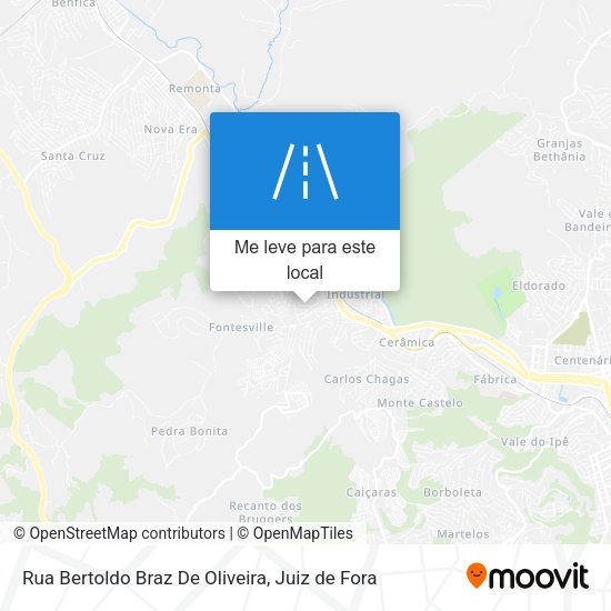 Rua Bertoldo Braz De Oliveira mapa