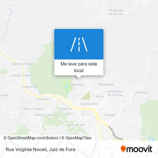 Rua Virginia Noceli mapa