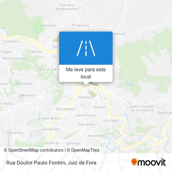 Rua Doutor Paulo Fontim mapa